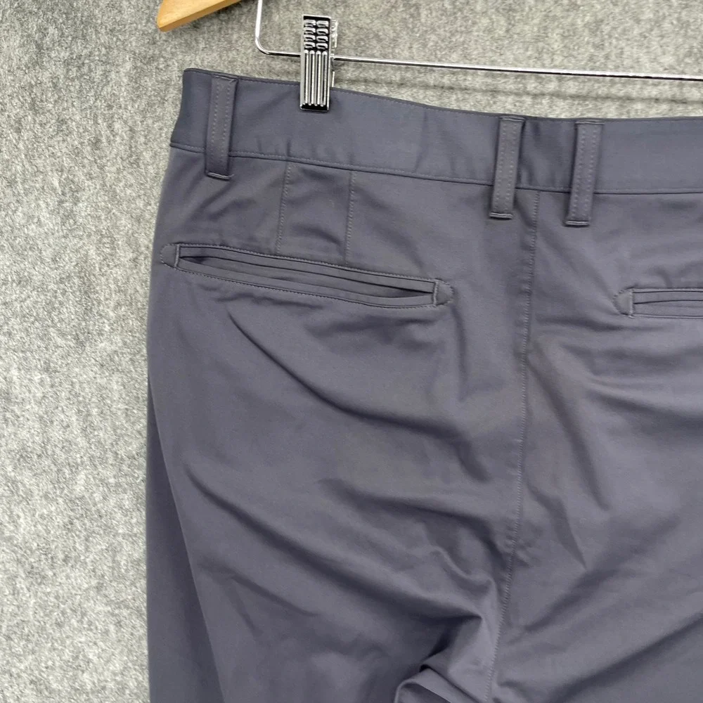 Rhone Pants Mens 38 Gray Tapered Fit Technical Stretch Performance Commuter